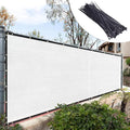 Royal Shade Custom Size 4' x 76' White Fence Privacy Screen Windscreen Cover by RoyalShade