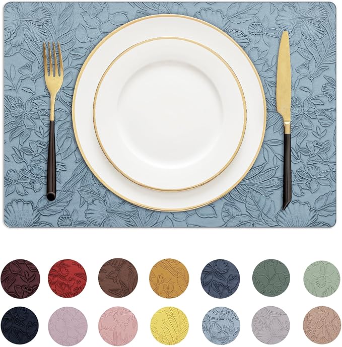 Romanstile Vinyl Placemats Set of 4-12 X 18 Inch by Romanstile