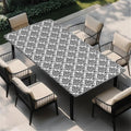 Rectangle Table Cloth Cover Waterproof Elastic Fitted Polyester Fitted by Unknown