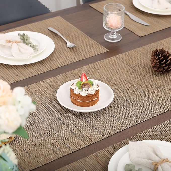 Myir JUN Table Runner, Vinyl Table Runner Indoor Arbitrarily Cropped Runner - Image 3
