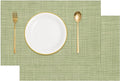 uxcell Faux Linen Placemats, 12x18 Inch Heat Resistant Place Mats Machine by uxcell