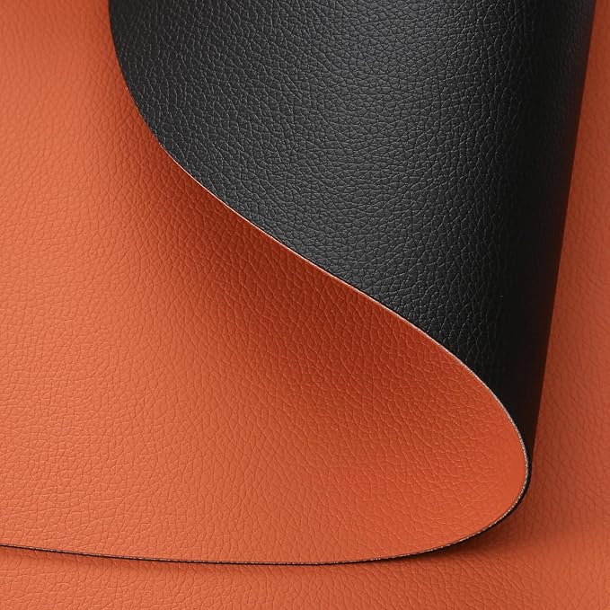 Myir JUN Placemats, Dual-Sided Placemats Waterproof Faux Leather Placemats Set - Image 4