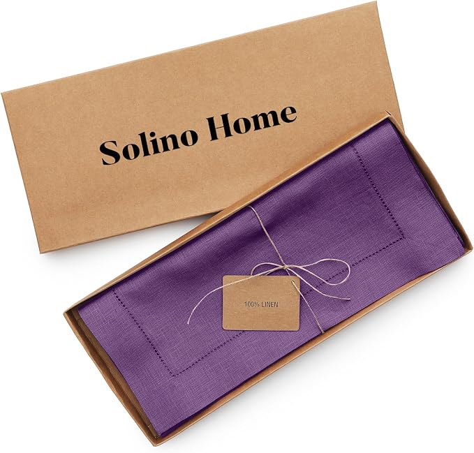 Solino Home Linen Table Runner 120 Inches Long - Image 5