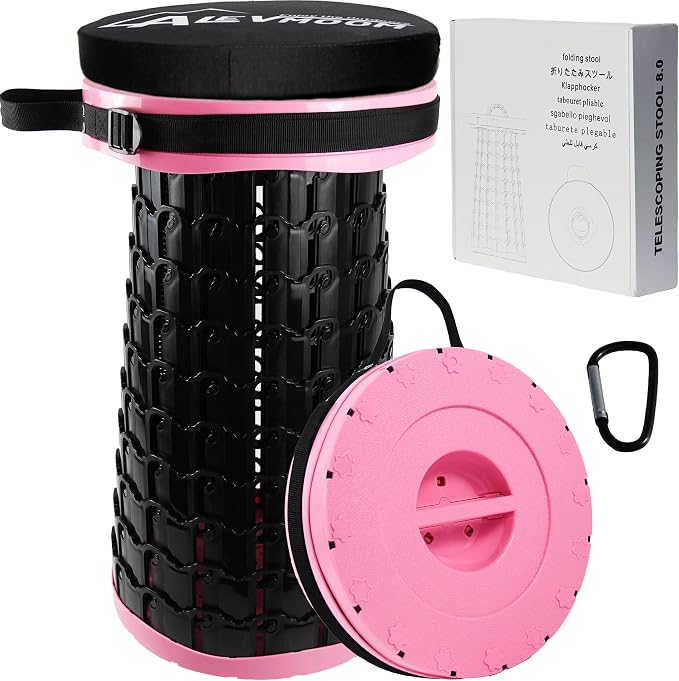 ALEVMOOM Upgraded XXL Collapsilbe Stool by Wemakeitbetter