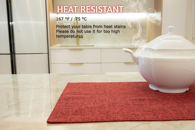Placemat Set-Washable Place Mats - Image 6