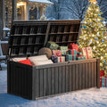 YITAHOME 150 Gallon Large Deck Box w/Divider, XL Waterproof Outdoor Storage by YITAHOME