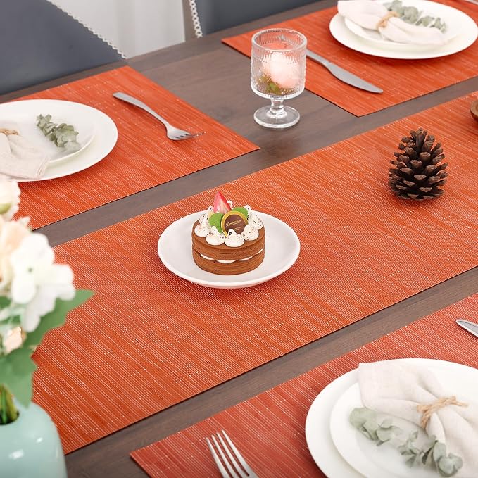 Myir JUN Table Runner, Vinyl Table Runner Indoor Arbitrarily Cropped Runner - Image 3