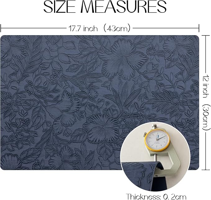 Romanstile Vinyl Placemats Set of 6-12 X 18 Inch - Image 8