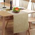 Waterproof Wipeable Table Runner, Thick Farmhouse Table Runner, Dresser Runner by Rinpon