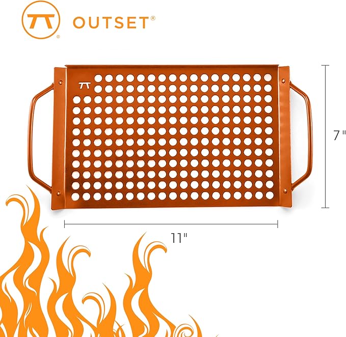 Outset Copper Grill Grid, Non-Stick Grill Pan - Image 5