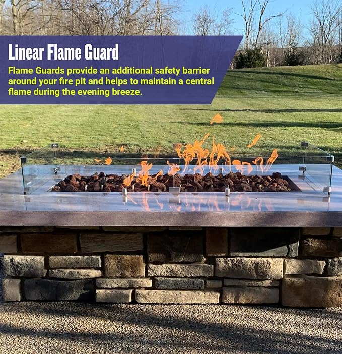 American Fireglass Tempered Glass Flame Guard - Image 2