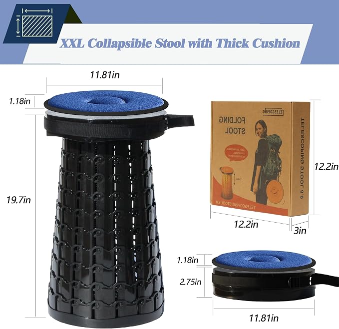 ALEVMOOM XXL Collapsible Stool - Image 7