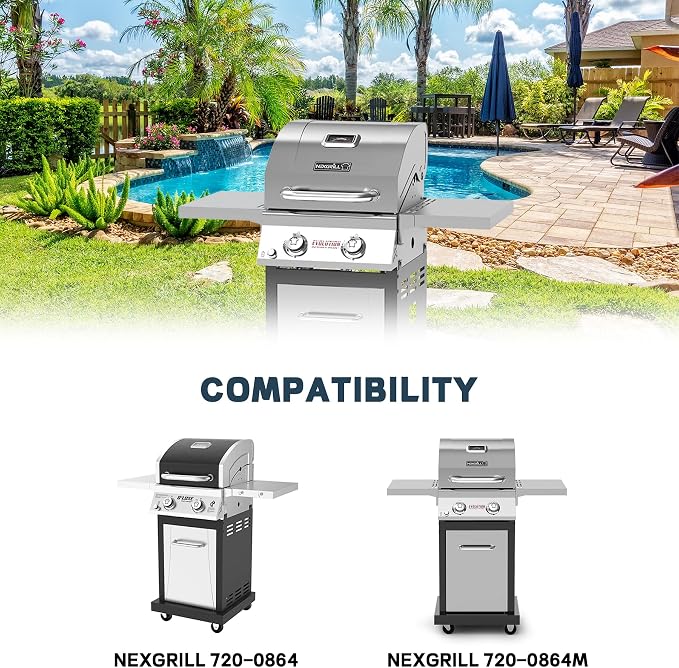 Grill Parts for Nexgrill Replacement Parts 2 Burner 720-0864 720-0864M - Image 3