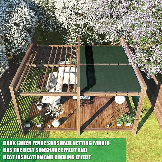 LITA 5' x 121' Garden Privacy Fence Screen Cover UV Protection - Image 6