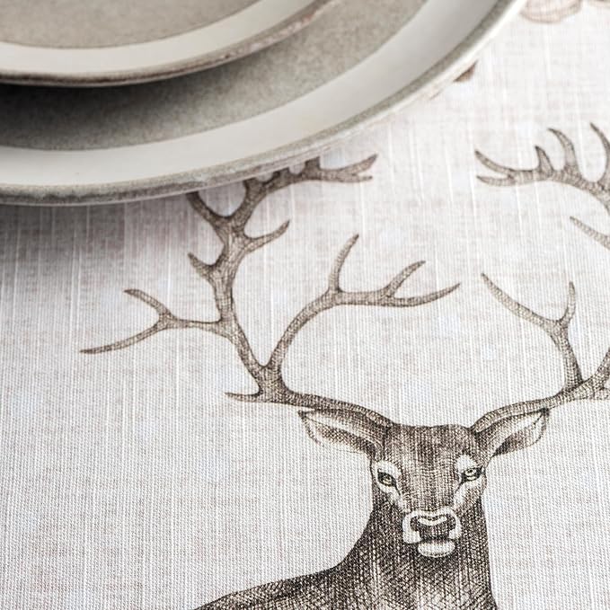Maison d' Hermine Table Cloth Square Table 100% Cotton 60 x 60 Inches Fall - Image 9