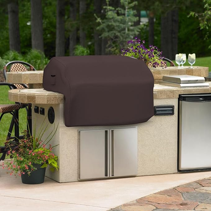 Covers & all Built-in Outdoor Grill Cover, Durable Heavy Duty 18 Oz Waterproof - Image 5