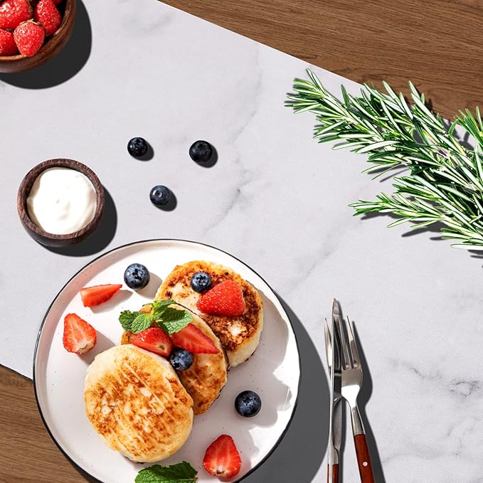 2 Pcs Trivet Table Runner Hot Plates Mat 12 X 40 Inch Heat Resistant Table - Image 2