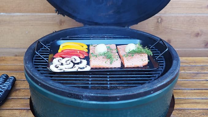 Grill Topper BBQ Grilling Matte Black Pan/Tray 5-Pcs Value Pack - Image 6