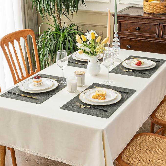 Romanstile Vinyl Placemats Set of 12-12 X 17 Inch - Image 7