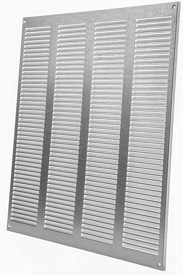Repa Market Air Vent Cover 16x16 Inch Galvanized Steel Louvered Grill Cover - Image 7