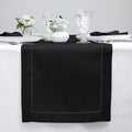 Solino Home Linen Black Table Runner 108 Inches Long by SolinoHome