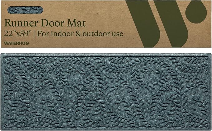 WaterHog Indoor/Outdoor Door Mat, Made in USA, Durable & Skid-Resistant Front by BungalowFlooring
