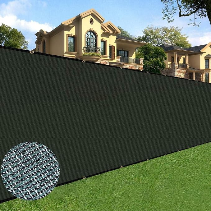 Sunnyglade 4 feet x 100 feet Privacy Screen Fence Heavy Duty Fencing Mesh Shade by Sunnyglade