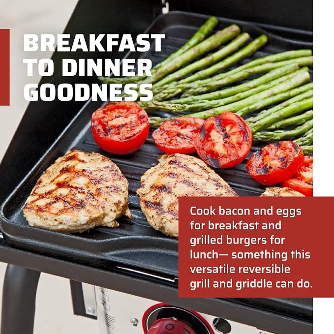 Camp Chef Reversible Pre-Seasoned Cast Iron Griddle, Cooking Surface 14 in. x 16 - Image 3