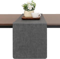Table Runners 55 Inches Long, Dual-Sided Faux Leather Farmhouse Table Runner by Chitomars