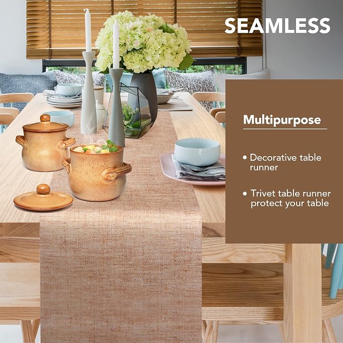 Trivet Table Runner Hot Plates Mat 12 X 40 Inch Heat Resistant Table Protector - Image 3