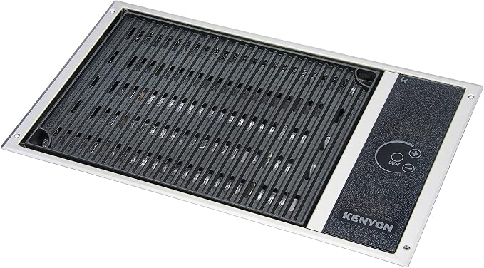 Kenyon No-Lid Built-In Electric Grill, Stainless Steel Grill by KENYON