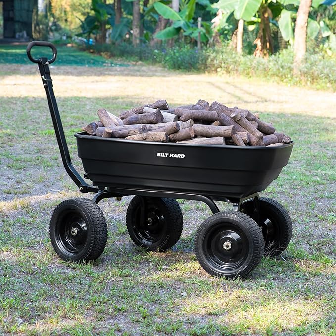 BILT HARD Poly Garden Dump Cart 1200 lbs - Image 5