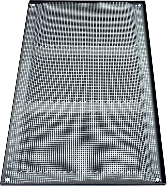 Repa Market 12x8 Inch Air Vent Cover/Anthracite Galvanized Steel Louvered Grill - Image 9