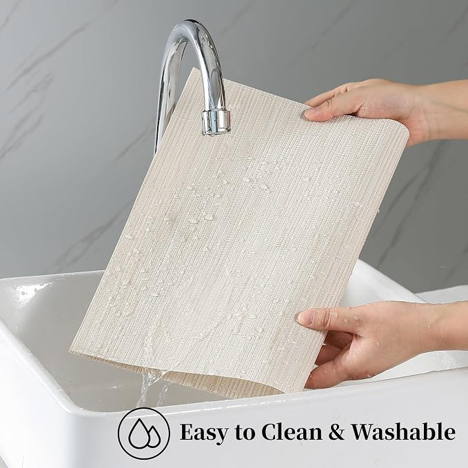 Leetaltree Pale Beige Placemats Set of 6 - Image 4