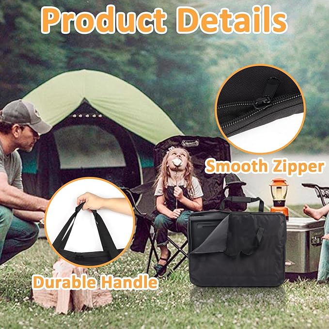 7035 Griddle Cover for Weber Spirit 300 Series Griddle Carry Bag, Waterproof - Image 4