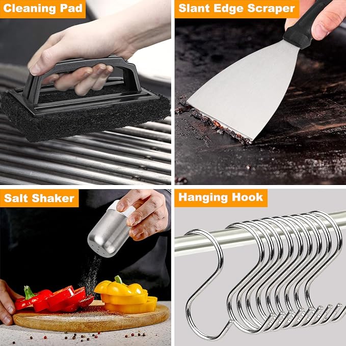 POLIGO 28PCS Griddle Accessories Kit, Flat Top Grill Accessories Set - Image 5