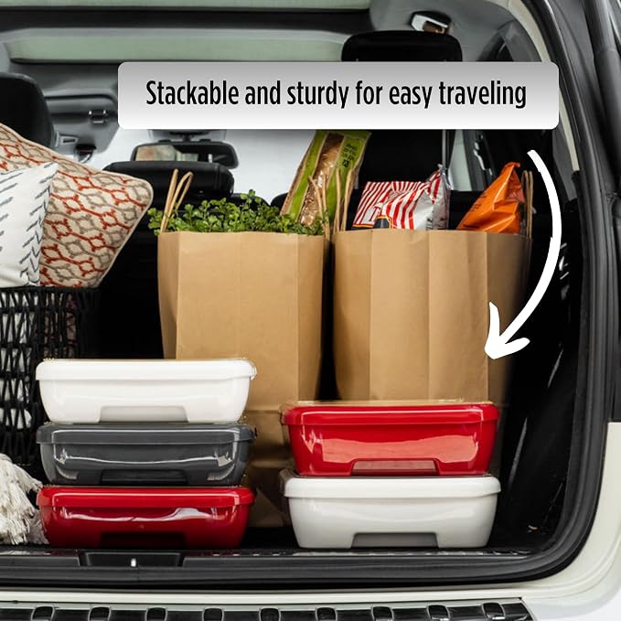 Fancy Panz - Platinum Classic Aluminum Foil Pan Carrier - Elevated Food Serving - Image 4