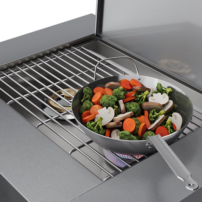 KoolMore 32 in. Outdoor Kitchen Liquid Propane Side Burner - Image 9