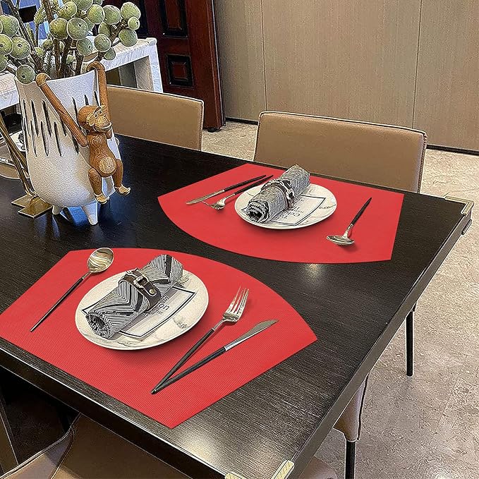 SHACOS Large Size Wedge Shape Placemats - Image 6