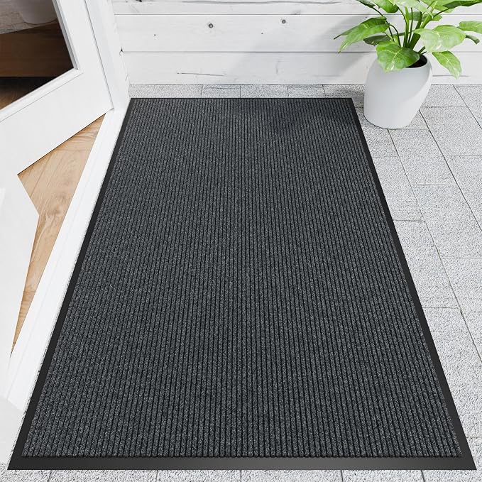Front Door Mat, Commercial Door Mats Entrance, Low Profile Welcome Mats Non-Slip by NatureiFrontDoorMat
