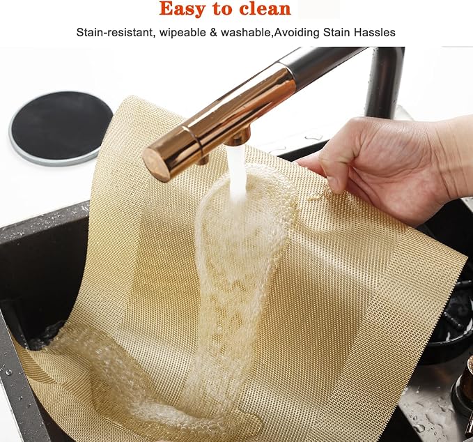 Placemats Set of 8, Heat and Stain Resistant Indoor/Outdoor Place mats - Image 5
