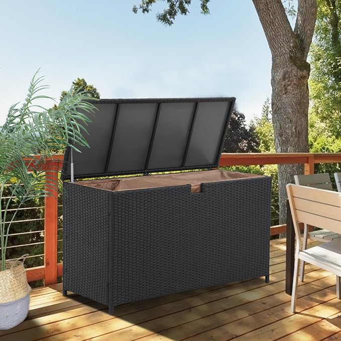 Super Patio Outdoor Patio Storage Box Waterproof, 120 Gallon Large Deck Box - Image 3