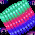 115 Pack LED Foam Glow Sticks, Glow Sticks Bulk by SHQDD