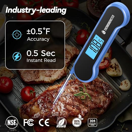 0.5 Sec Instant Read Meat Thermometer Digital - Image 2