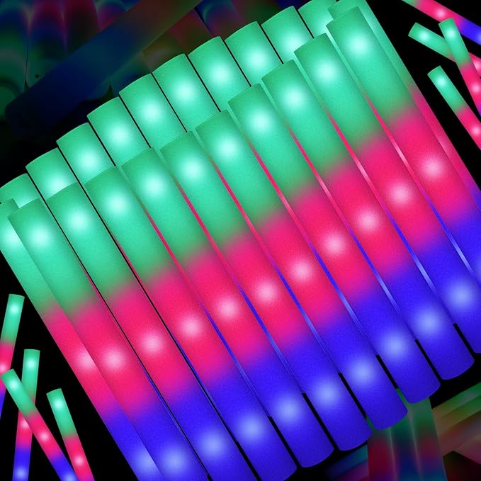 44 PCS Foam Glow Sticks Bulk by SHQDD