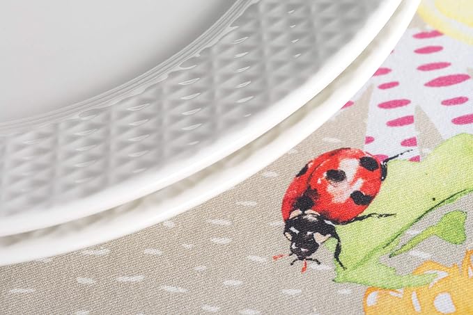 Maison d' Hermine Table Cloth Round Table 100% Cotton 63 Inches Tablecloth - Image 8