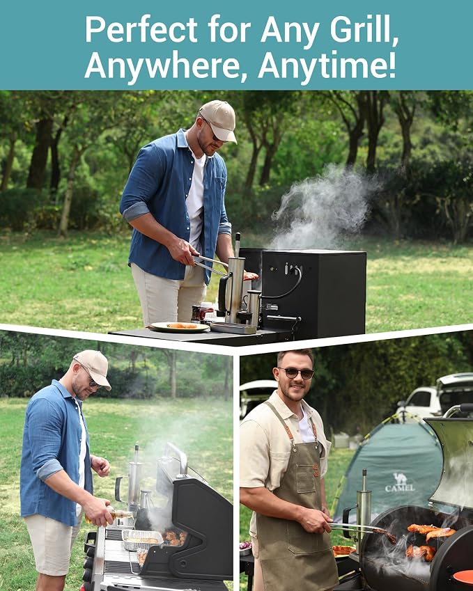 Cold Smoke Generator for BBQ Grills, Hot/Cold Smoker for Cheese, Meat & Fish - Image 2