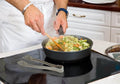 Serving Tongs 8.5-Inch Plastic Silver with Ergonomic Grip
