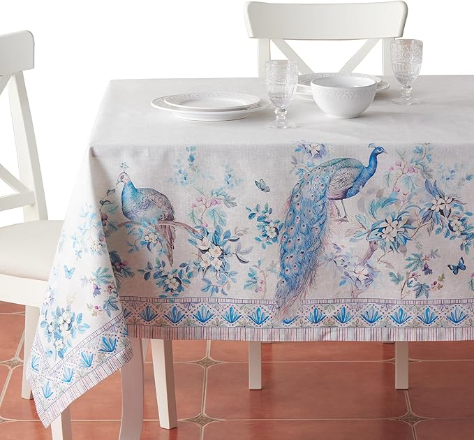 Maison d' Hermine Premium Table Cloth Rectangle Table 100% Combed Cotton 108 x by MaisondHermine
