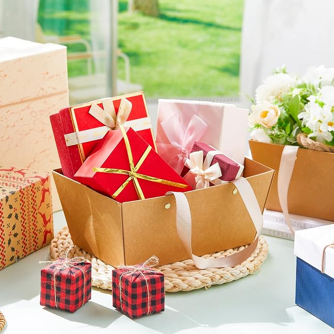 Tuanse 30 Pcs Basket for Gift Empty DIY Bulk Gift Basket Kit - Image 3